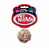 Памучна топка за кучета PET NOVA спомагаща почистването на зъбките 5 см.